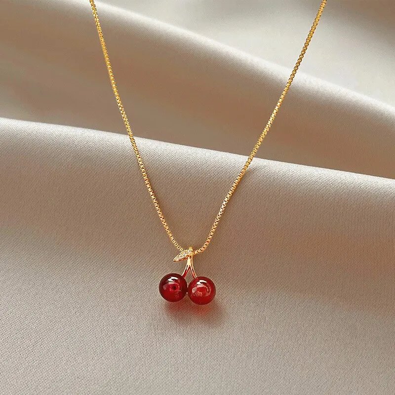 cherry necklace