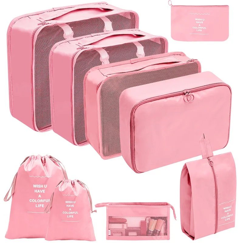 9 pcs pink